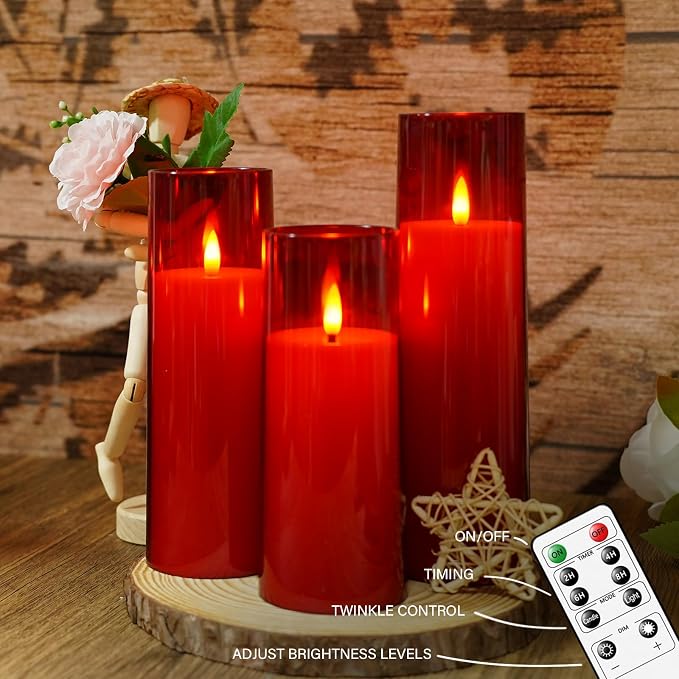 kakoya Flickering Flameless Candles Battery Operated - Image 4