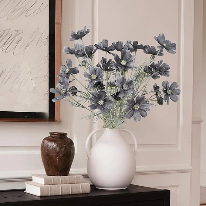 6PCS Cosmos Silk Flowers 24''Fake Wild Flowers Artificial Flowers Arrangement - Image 5