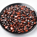 Polished Mahogany Obsidian Crystal Chips 200 Pcs - 0.3" 10 oz Tumbled Stone Chips Crushed Sea Glass Stones Healing Reiki Crystal Making Home Decoration