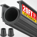 Jin&Bao Garage Door Bottom Rubber Seal 5/16" T-End 20FT & 2 End Plugs Gray | by Jin%26Bao