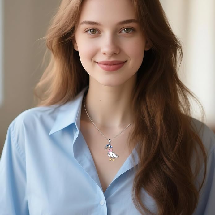 Animal Necklace for Women Necklace 925 Sterling Silver Cute Animal Pendant Necklaces Jewelry Gifts