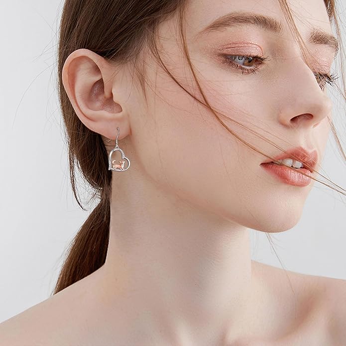 925 Sterling Silver Earrings for Women Dangle Drop Earrings Jewelry Gifts
