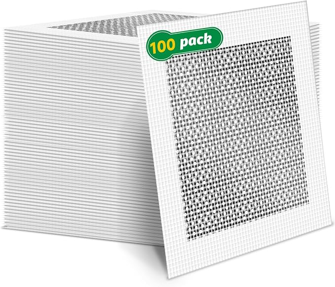 100Pcs 4 Inch Drywall Patch, Wall Repair Patches Wall Hole Repair Patch | Wall by Ausvrkkit