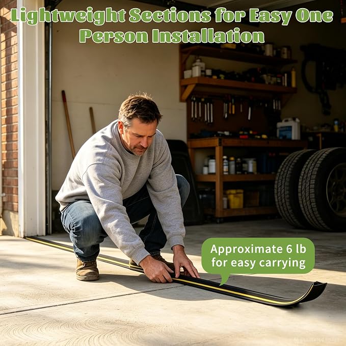 1.25" H Garage Door Threshold Seal, Total 12.3 FT - Image 6