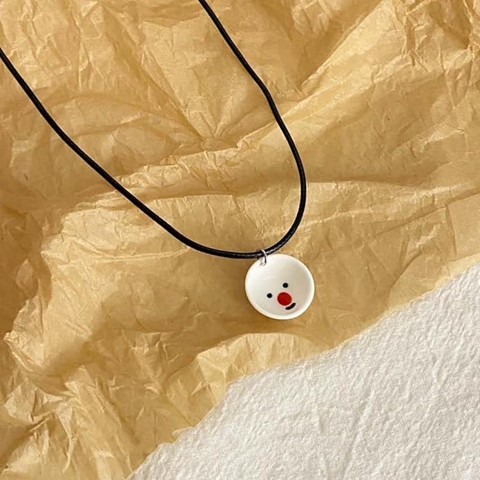 Snake Butterfly Necklace for Women Y2k Irregular Round Bead Pendant Women's Jewelry