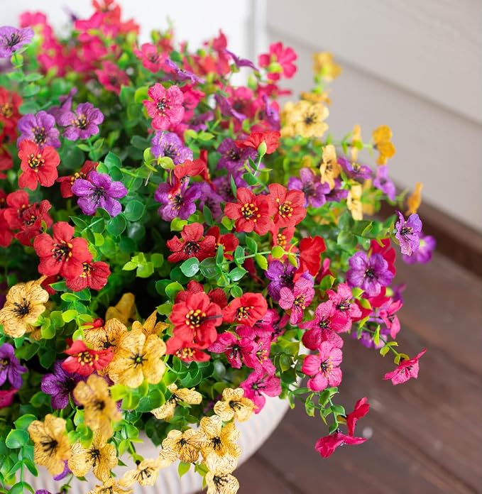 Artificial Flowers for Outdoor Indoor Garden Home Decoration, Faux Flower Daisy - Image 6