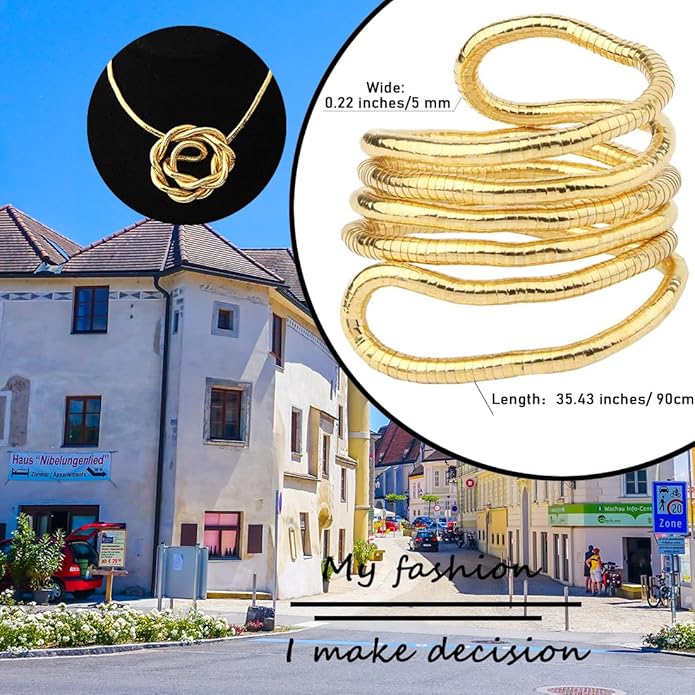 BNQL Bendable Snake Necklace Flexible Multi-purpose Necklace