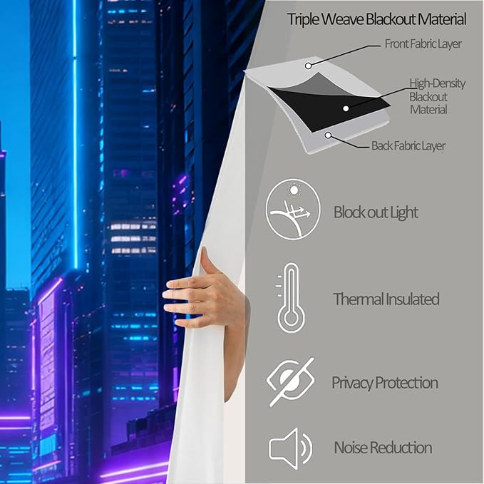 Punk City Curtain, Neon City Curtains - Image 6