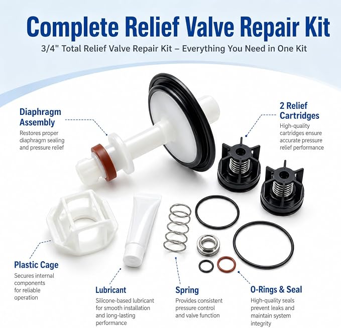 3/4" Total Relief Valve Kit Replace - Image 2