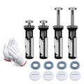 Heavy Duty Toilet Seat Fastener Bolt Kit, Universal Toilet Seat Bolts Kit by Unknown