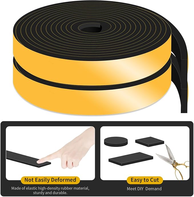 Weather Stripping Door Seal, High Density CR, 1 in x 1/4 in x 26Ft | Weather - Image 6