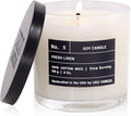 Lulu Candles | Fresh Linen | Luxury Scented Soy Jar Candle | Hand Poured in The by LULUCANDLES