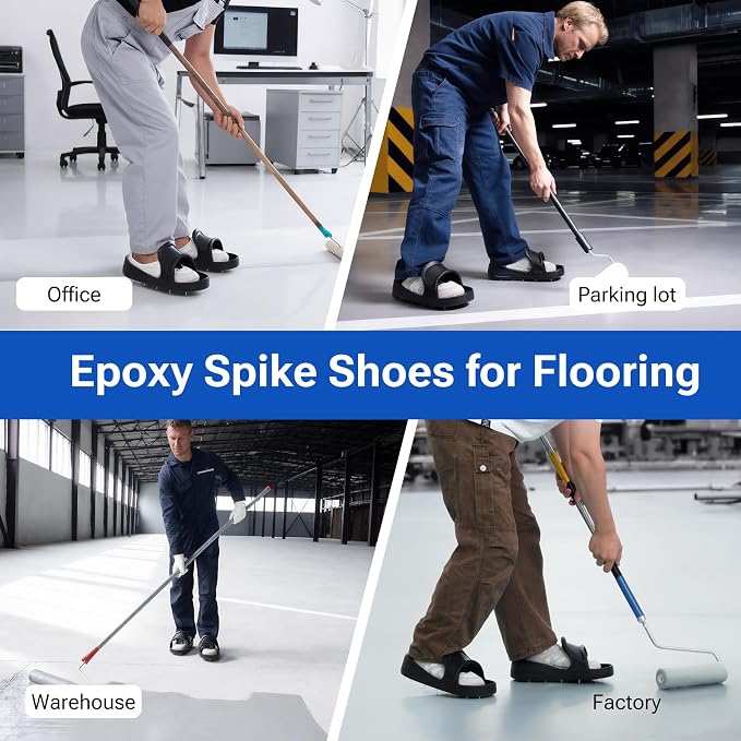 Epoxy Spike Shoes, Floor Leveling Compounds | Spiked Shoes - Image 5