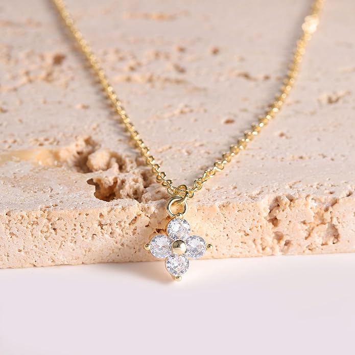 14K Gold Plated Dainty Pendant Butterfly Bead Boot Bee Baseball Flower Compass Airplane Heart Hummingbird Tree Necklace Simple Jewelry Gift for Women