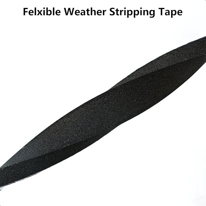 Topiverse Weather Stripping, Door Seal Strip, 1/2 in x 1/4 in x 13 Ft | Strong - Image 4