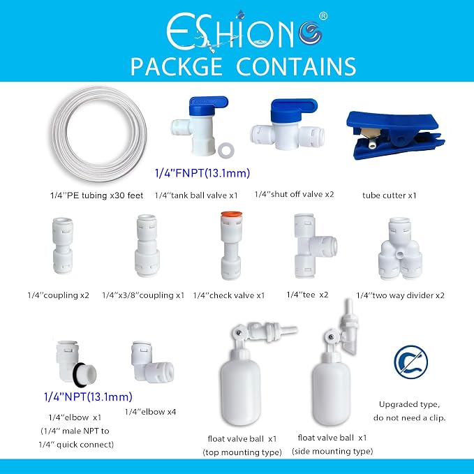 NSF Certified 1/4" O.D. Push to Connect Fittings - Image 2