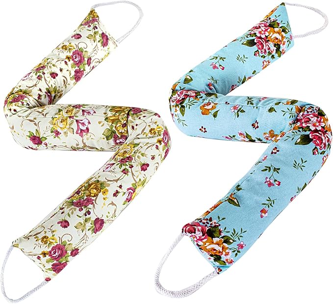 2 Pack 40 Inch 4 Inch Wide Under Door Blocker Door Draft Stopper, Bottom by CERAYOU