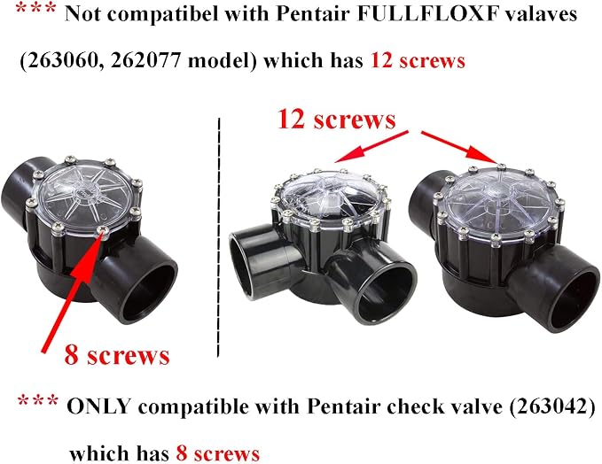 ATIE Upgraded Pool Check Valve Rebuild Kit Compatible - Image 5