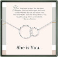 HOPE LOVE SHINE Encouraging Gift for Women - Courage, Strength, Motivational, Inspirational Necklace, Jewelry 16+2", 14k Gold Plated Sterling Silver
