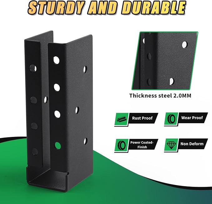 12 Pcs of 2"x6" Concealed Joist Hangers - Image 3