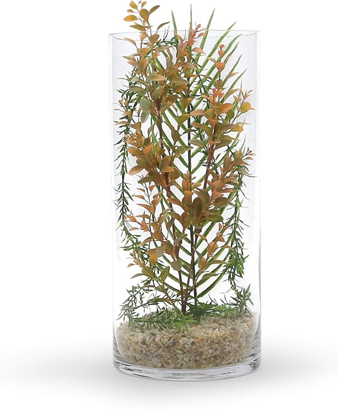WGV Cylinder Vase, Width 7", Height 16", Floral Container, Planter Terrarium - Image 4