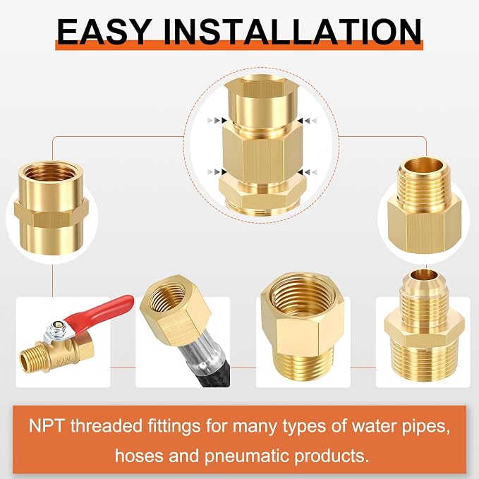 5 Pack Male to FeMale Adapters, Automotive, Fluid Transfer, Home Gardening - Image 5