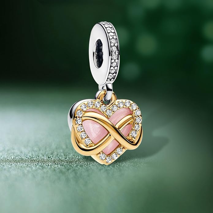 Family Mom Heart Charms 925 Sterling Silver Bead for Bracelets and Necklaces For Women Jewelry Present