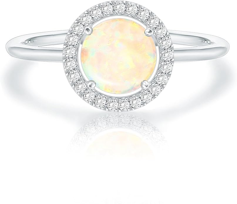 PAVOI 14K Gold Plated Crystal Birthstone Rings | Rings For Women