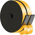 Weather Stripping Door Seal, High Density CR, 1 in x 1/4 in x 26Ft | Weather by MIKONIYA