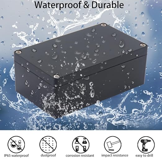 Junction Box IP65 Waterproof ABS Plastic Electrical Project Case Power Junction - Image 4