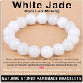 AD Beads Handmade Gemstone Stretch Elastic Bracelet Crystal Healing Reiki Nature's Beauty and Spiritual Essence Unisex