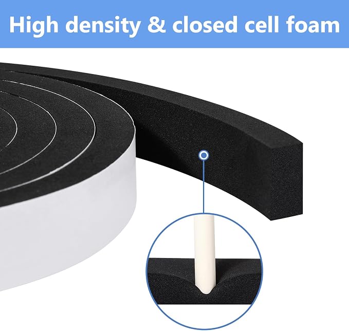 Weather Stripping Door Seal Strip, Strong Adhesive, Lightproof, Soundproof - Image 5