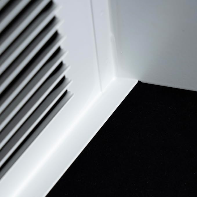 Fits 12x6 Duct Opening | Steel Triangular Baseboard Return Air Grille by Handua - Image 7