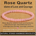 AD Beads Handmade Gemstone Stretch Elastic Bracelet Crystal Healing Reiki Nature's Beauty and Spiritual Essence Unisex
