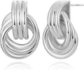 14K Gold Earring Cross Waterdrop Butterfly Heart Knot Earrings for Women Gold Silver Cross Leverback Drop Gold Silver Teardrop Hoop Dangle Earring White Gold Dangle Drop Earring