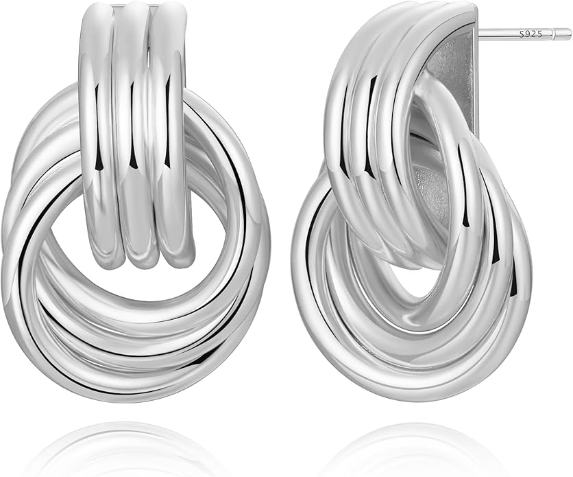 14K Gold Earring Cross Waterdrop Butterfly Heart Knot Earrings for Women Gold Silver Cross Leverback Drop Gold Silver Teardrop Hoop Dangle Earring White Gold Dangle Drop Earring