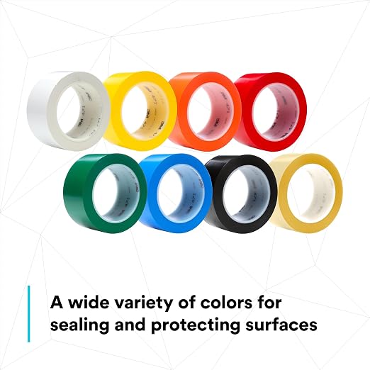 3M Vinyl Tape 471, 48 in x 36 yd, 1 Roll - Image 7