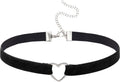 Choker Necklace for Women, Adjustable Goth Punk Black Choker Necklace, Highlights Your Collarbone Area
