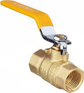 EFIELD 1/2 Inch 600 WOG FNPT Heavy Duty Full Port Brass Ball Valve FIP Threaded by EFIELDPEXTUBING