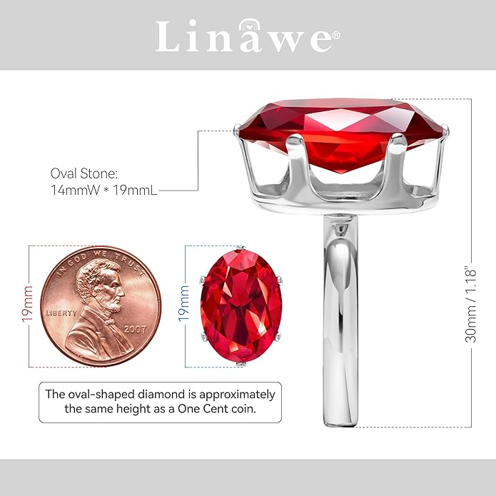 Linawe Cubic Zirconia Imitation Diamond Moissanite Rings for Women, 14K Gold/Rose Gold/Silver Adjustable Chunky Ring, Costume Rhinestone Jewelry for Wedding Engagement