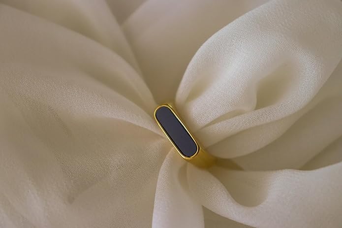 Elegant 18K Gold Plated Stainless Steel Ring – Fine Metal-Plated Jewelry with Durable, Scratch-Resistant Design for Daily Wear & Special Occasions