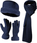 boxed-gifts Women's Warm Fleece Winter - Women's Hat and Glove Set + Hats Gloves Scarves for Women