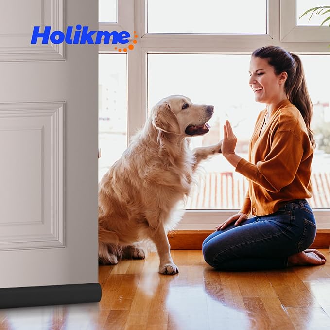 Holikme Under Door Draft Stopper Door Seal Gap Filler Weather Stripping | 32 - Image 6