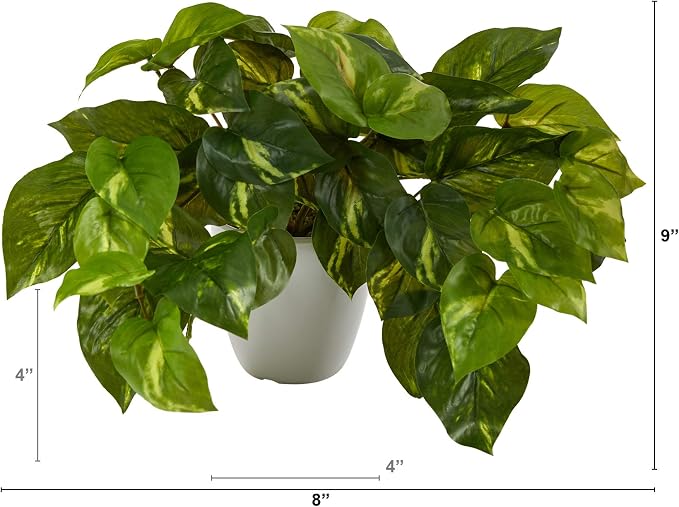 Nearly Natural 9 in Artificial Pothos Real Touch Plant - Image 2