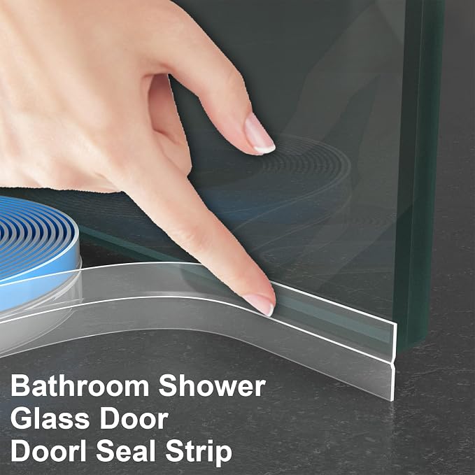 Weather Stripping Door Seal, 20 Ft Shower Door Seal, 2 in | Flexible door sweep - Image 7