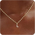 Initial Necklaces for Women,14K Gold Plated Necklaces, A-Z Letter Pendant Charm Necklace Trendy Dainty Hypoallergenic CZ Custom Personalized Name Necklace Gold Jewelry Birthday Christmas Gift for Her