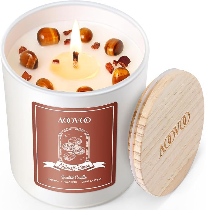 AOOVOO Nutmeg Beans Scented Candles by AOOVOO