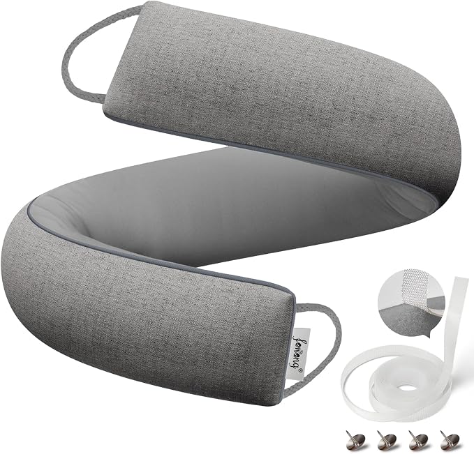 fowong Draft Stopper for Bottom of Door 36", Weighted Under Door Seal, Dust & by fowong