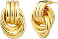 Geometric Earrings for Women, Chunky Dangle Earrings Trendy Vintage Statement Earrings Dupes Jewelry for Women