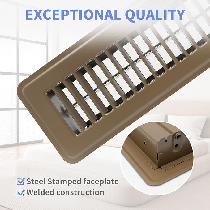 Howeall 2" x 12" Floor Register - Image 2